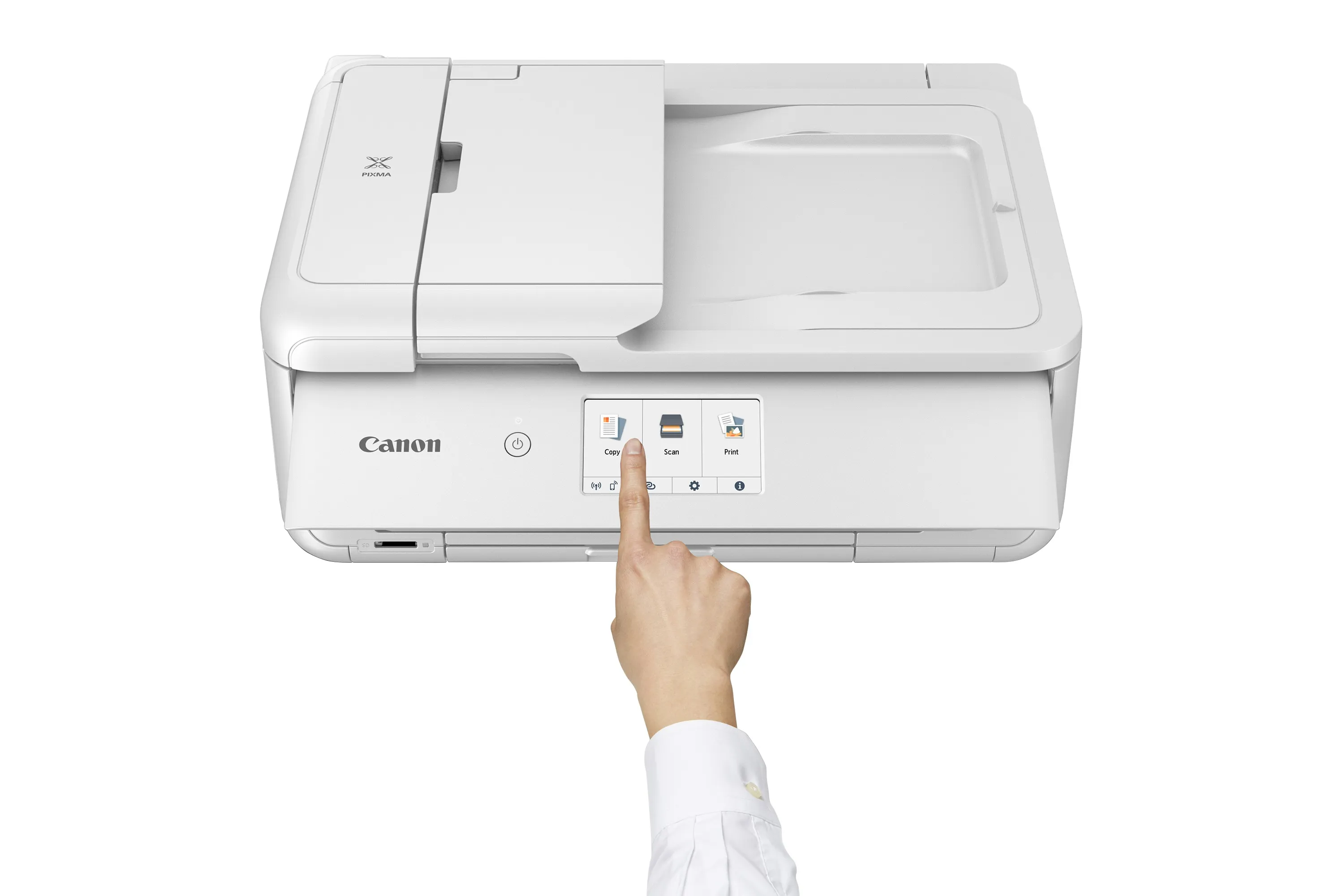 CANON PIXMA TS9551Ca Inkjet Multifunction Printer 8ppm White A3