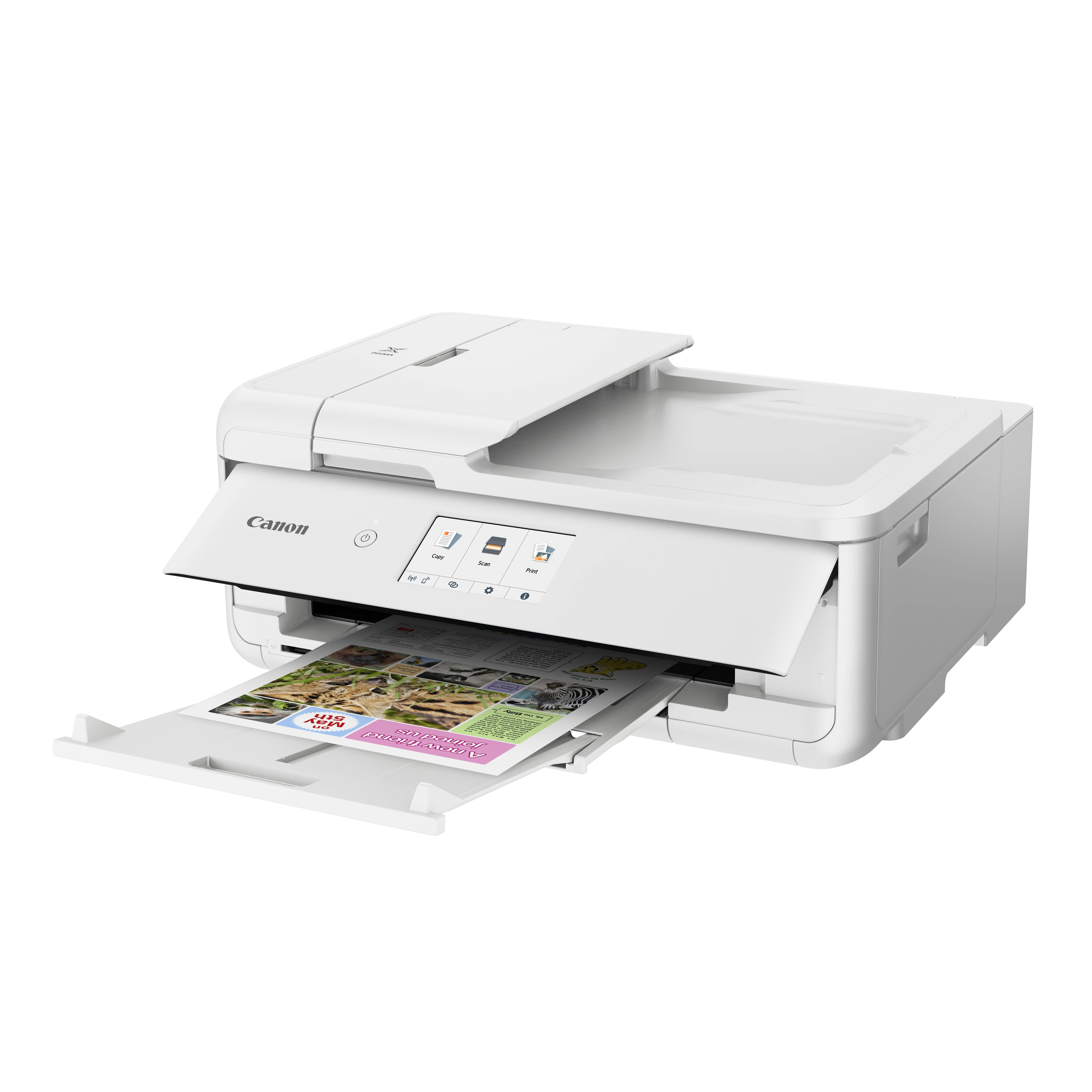 CANON PIXMA TS9551Ca Inkjet Multifunction Printer 8ppm White A3
