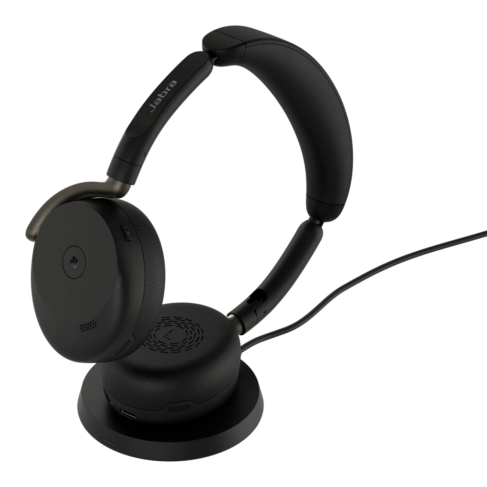 Jabra Evolve3 65 Flex MS Link390c -langaton stereokuulokemikrofoni + USB-C-sovitin, musta
