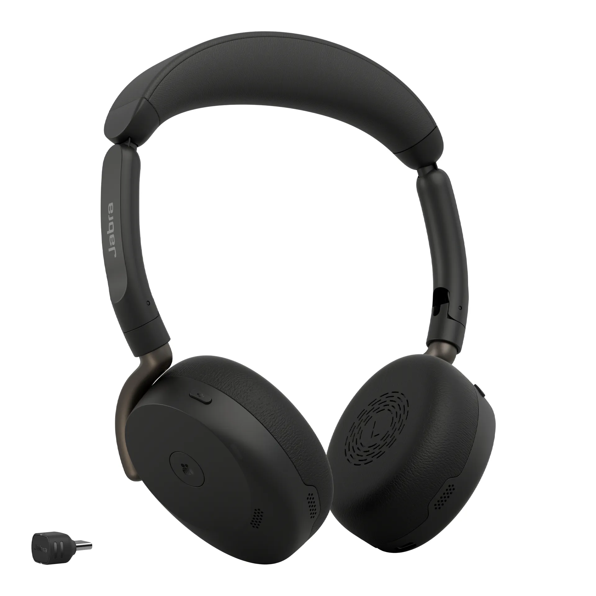 Jabra Evolve3 65 Flex MS Link390c -langaton stereokuulokemikrofoni + USB-C-sovitin, musta