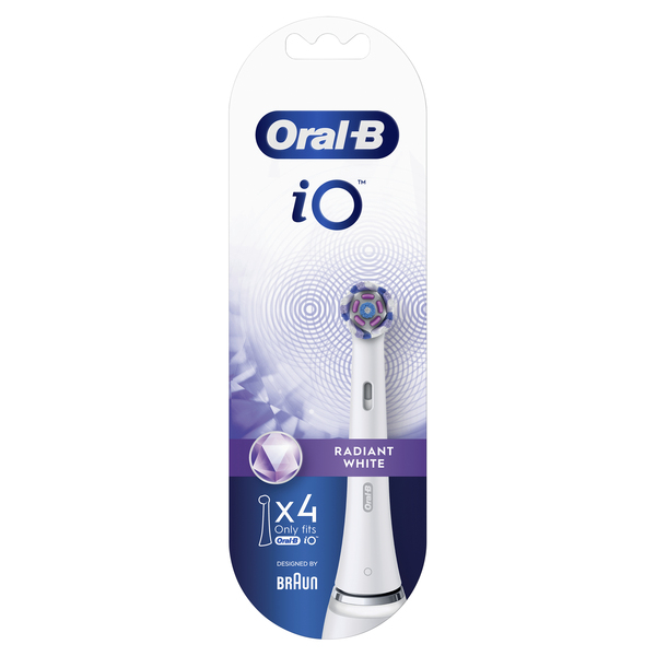 Oral-B iO Radiant White -vaihtoharjat, 4 kpl
