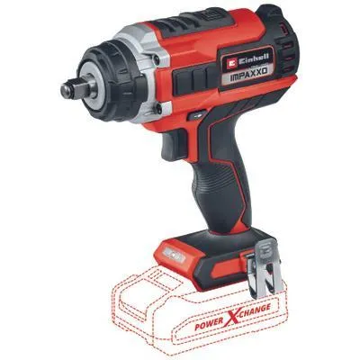Einhell cordless impact wrench IMPAXXO 18/400, 1/2 (red/black, without battery and charger)