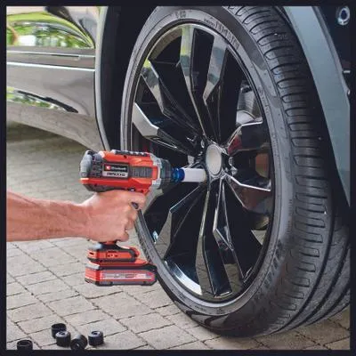 Einhell cordless impact wrench IMPAXXO 18/400, 1/2 (red/black, without battery and charger)