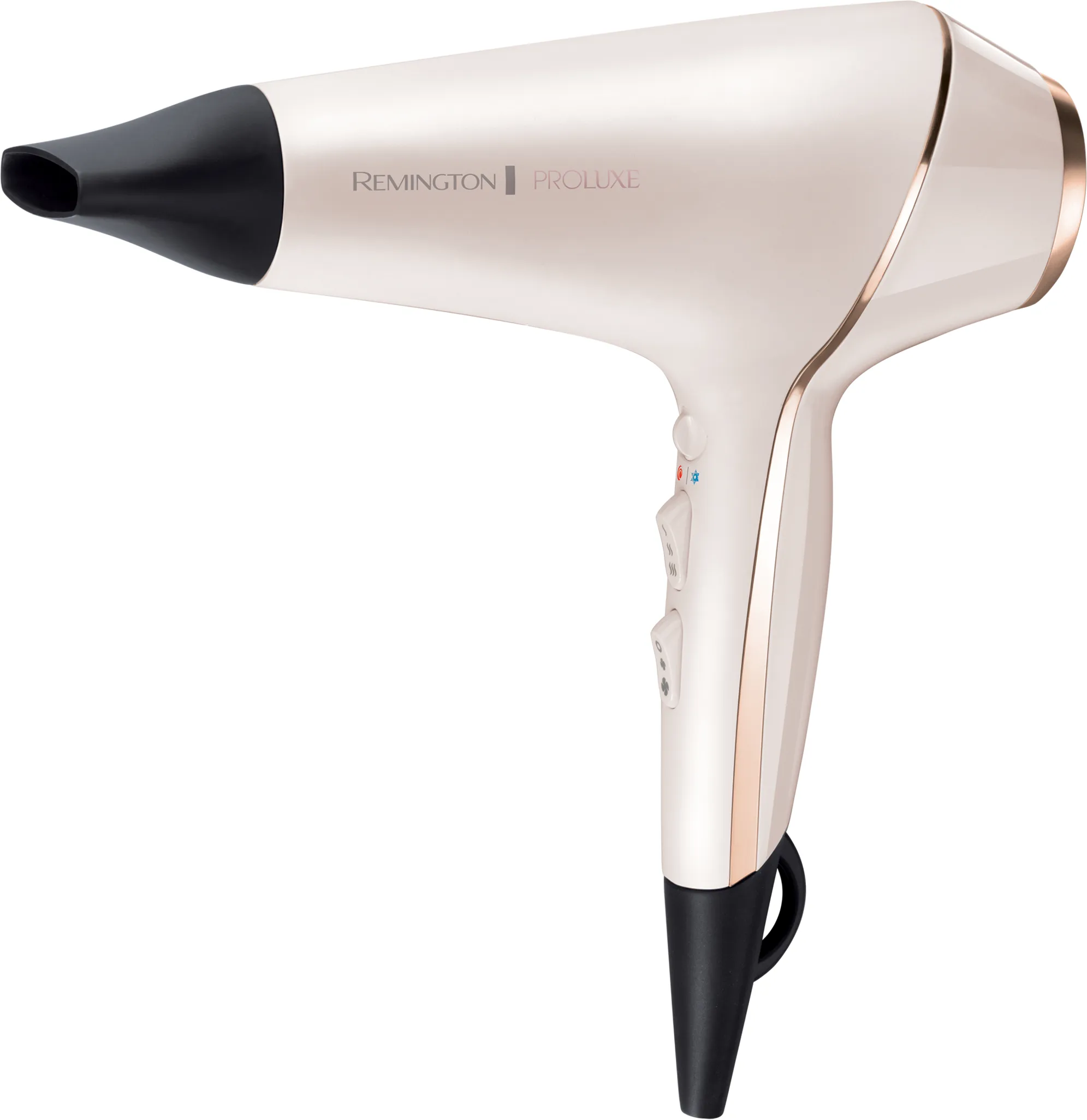 Remington PROluxe AC9140, 2400W hair dryer, Pearlescent white with rose gold accents