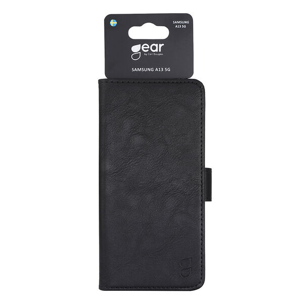 GEAR Wallet, Galaxy A13 - 2-in-1 plånboksfodra, Svart