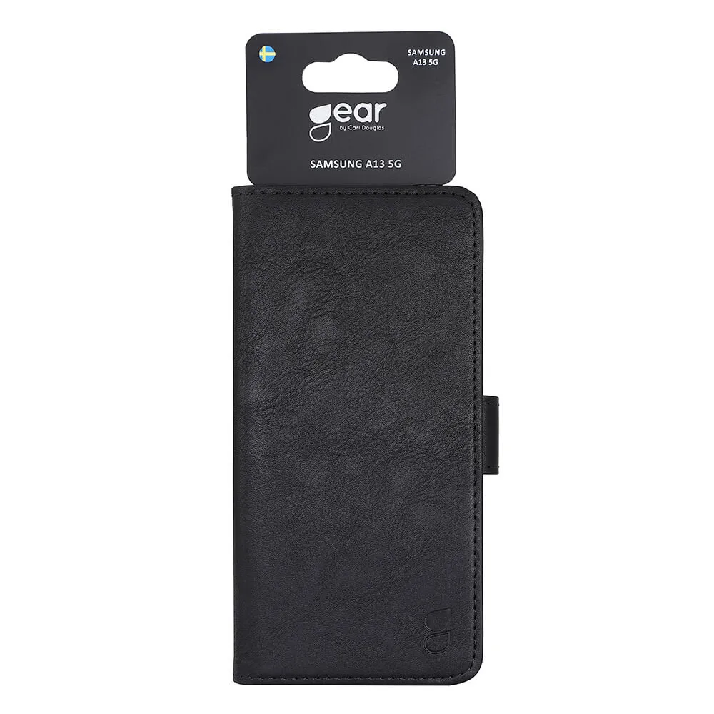 GEAR Wallet, Galaxy A13 - 2-in-1 Wallet Case, Black