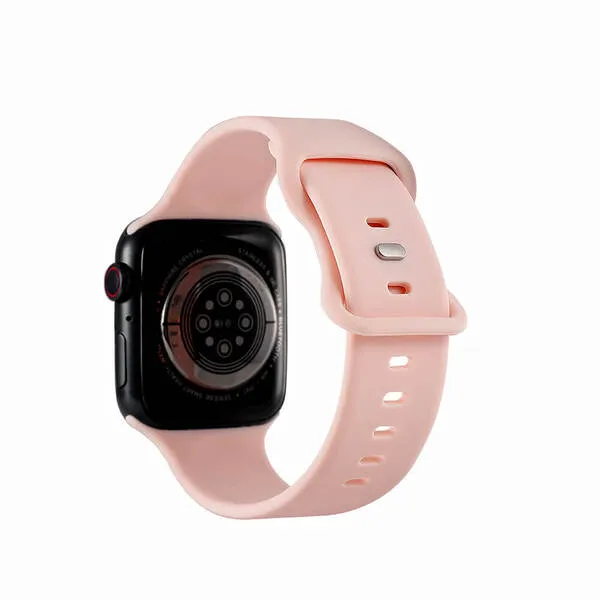 GEAR Klockarmband Silikon ROSA Apple Watch 42/44/45mm