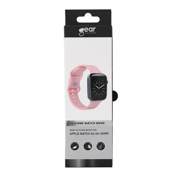 GEAR Klockarmband Silikon ROSA Apple Watch 42/44/45mm