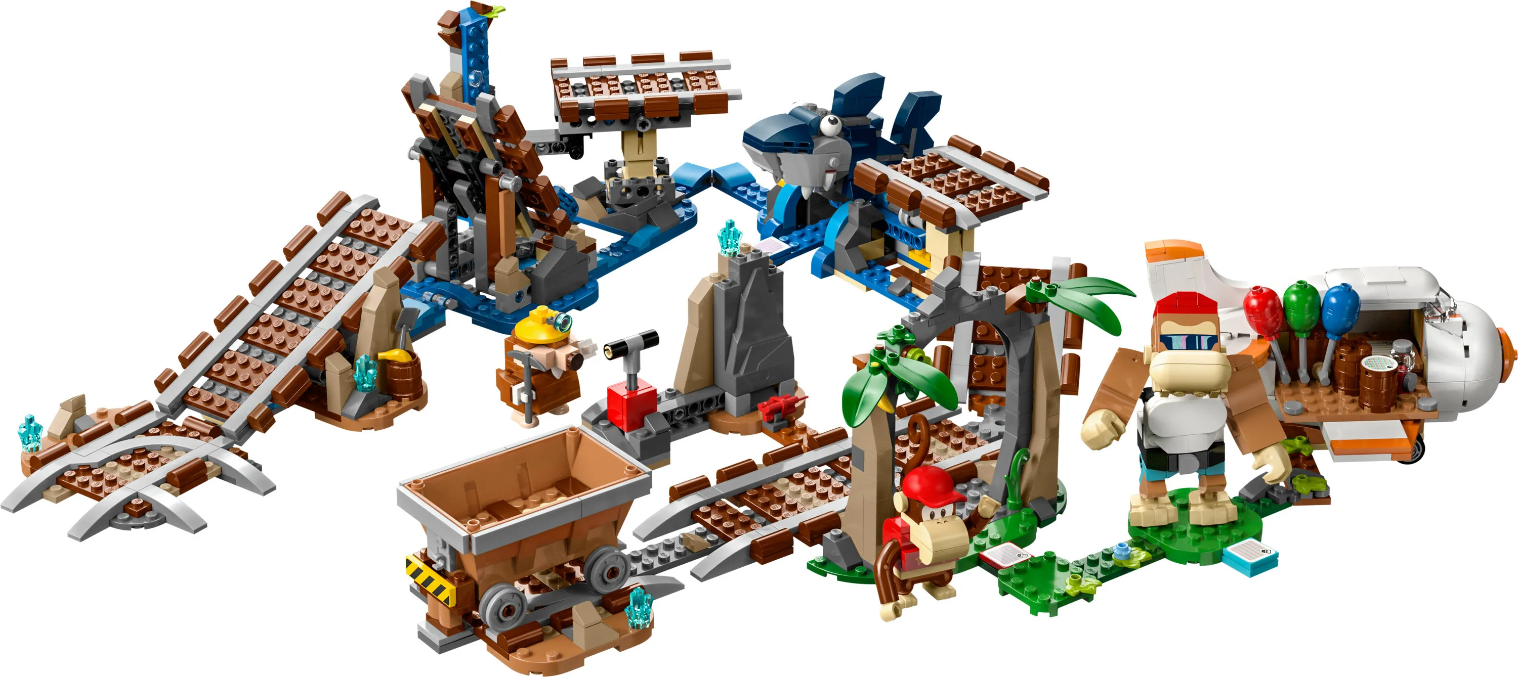 Lego Super Mario Diddy Kongs Mine Cart Ride Expansion Set 71425