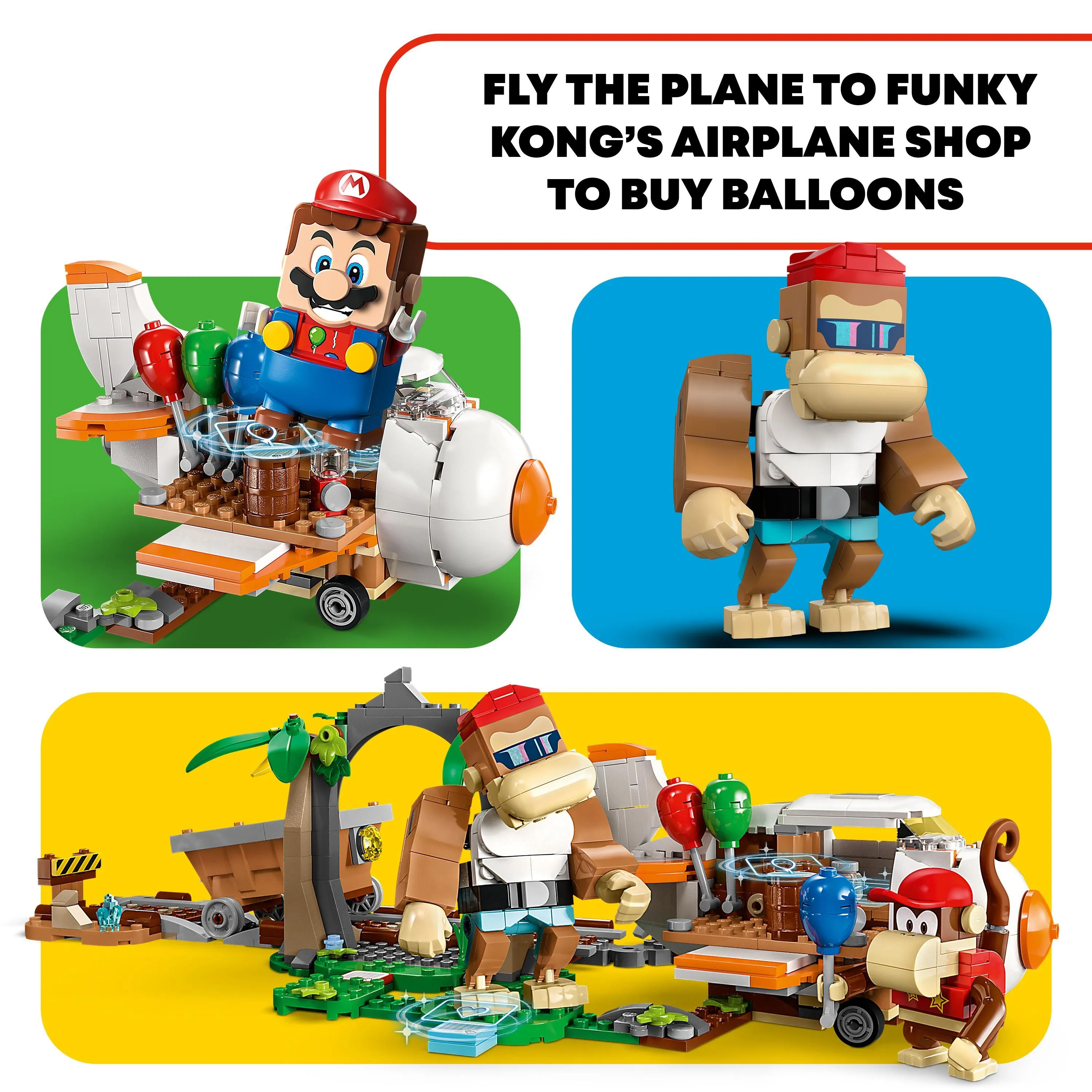 Lego Super Mario Diddy Kongs Mine Cart Ride Expansion Set 71425