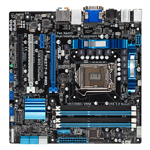 ASUS P8Z77-M PRO Socket1155 4xDDR3 Max 32GB mATX Intel Z77