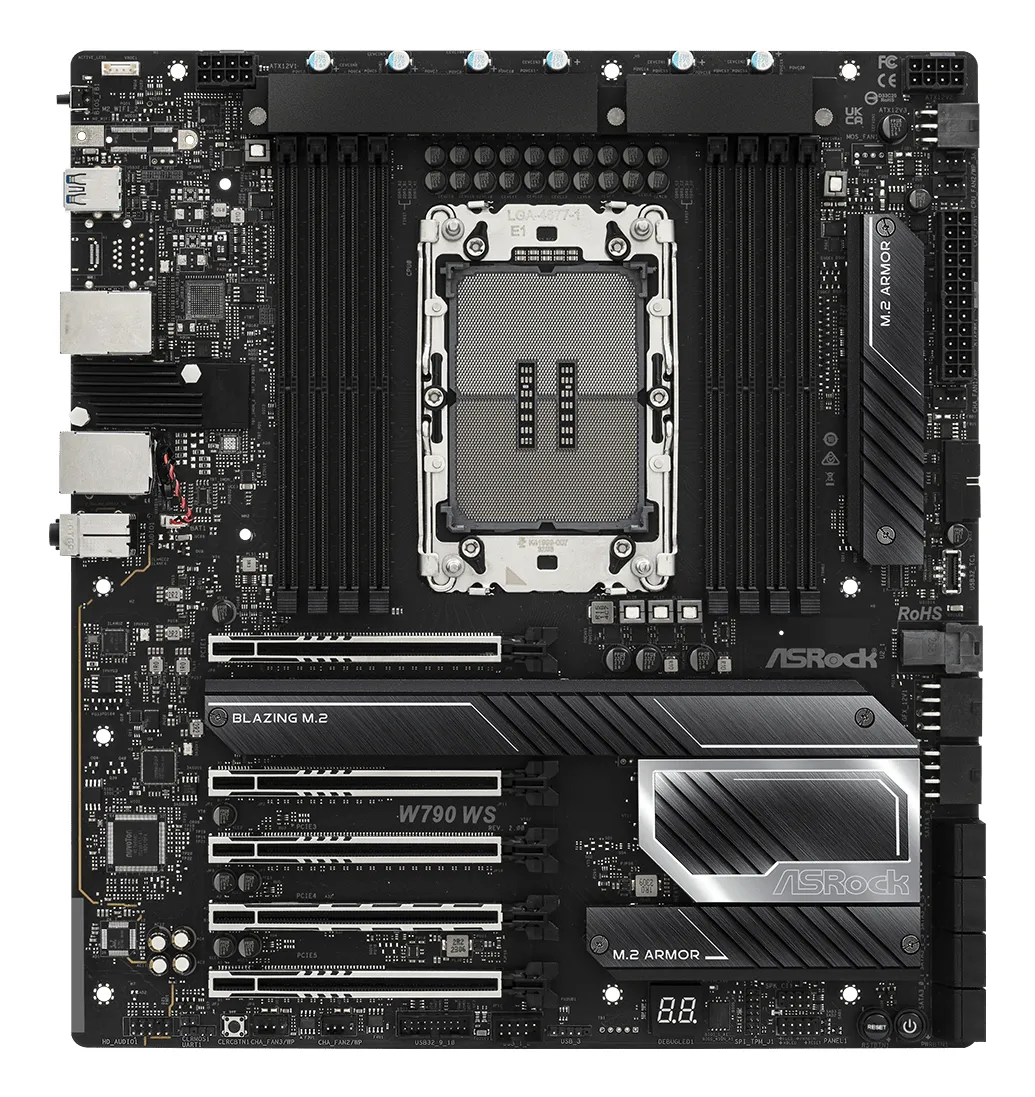 ASRock W790 WS R2.0 LGA4677 E-ATX moderkort