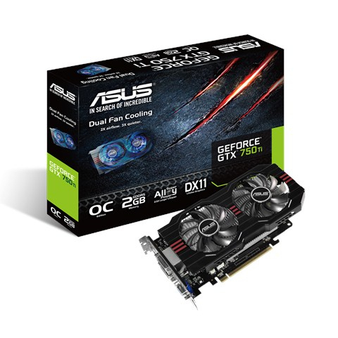 Asus GeForce GTX 750 Ti OC 2GB - Graphics card
