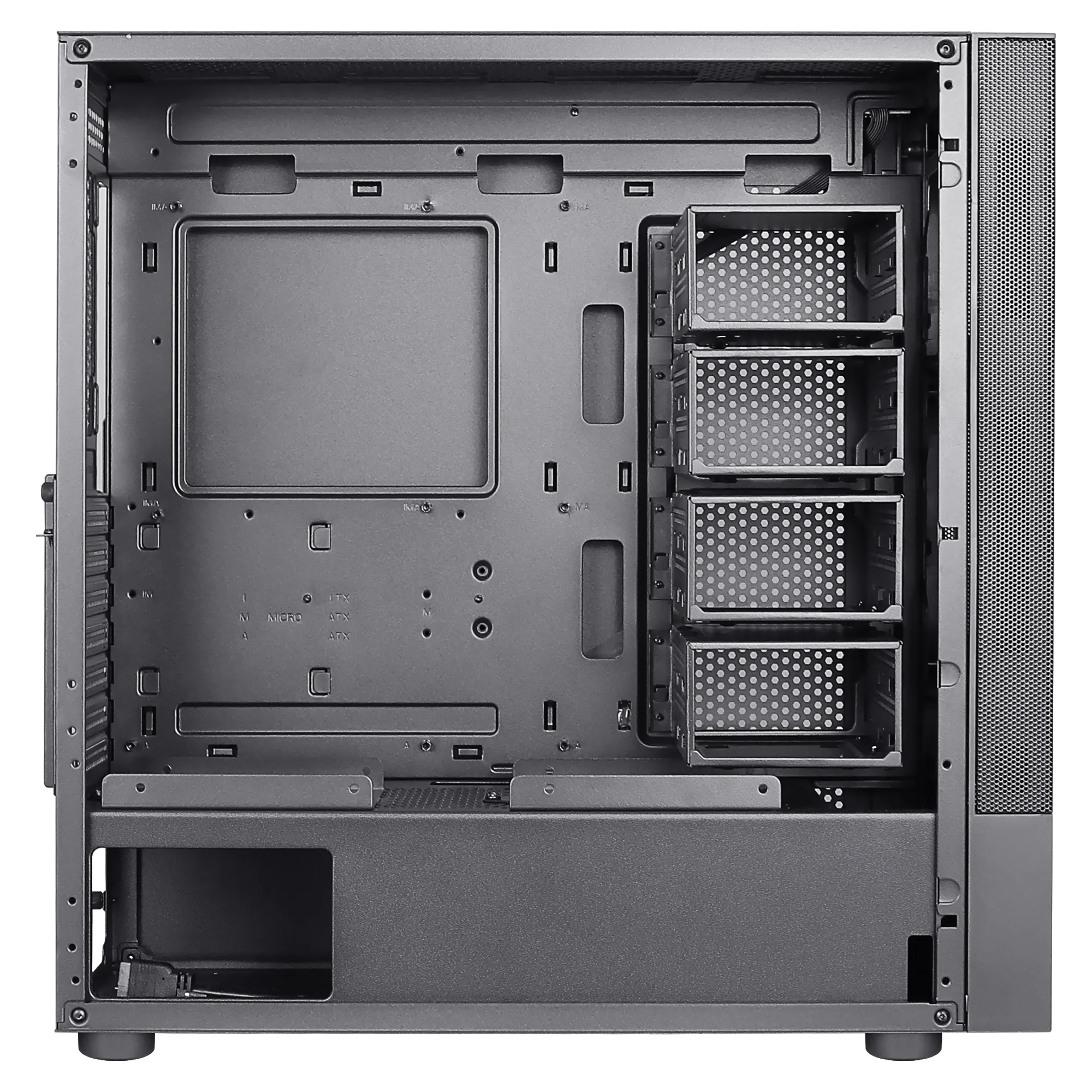 Cipherbkv1 Pc Atx Case Vertical Mount Gpu Front Mesh