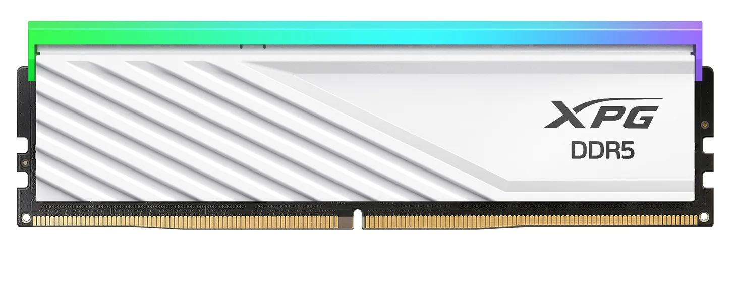 ADATA DDR5 - 16GB - 6000 - CL - 30, Single RAM (white, AX5U6000C3016G-SLABRWH, XPG Lancer Blade RGB, INTEL XMP, AMD EXPO)