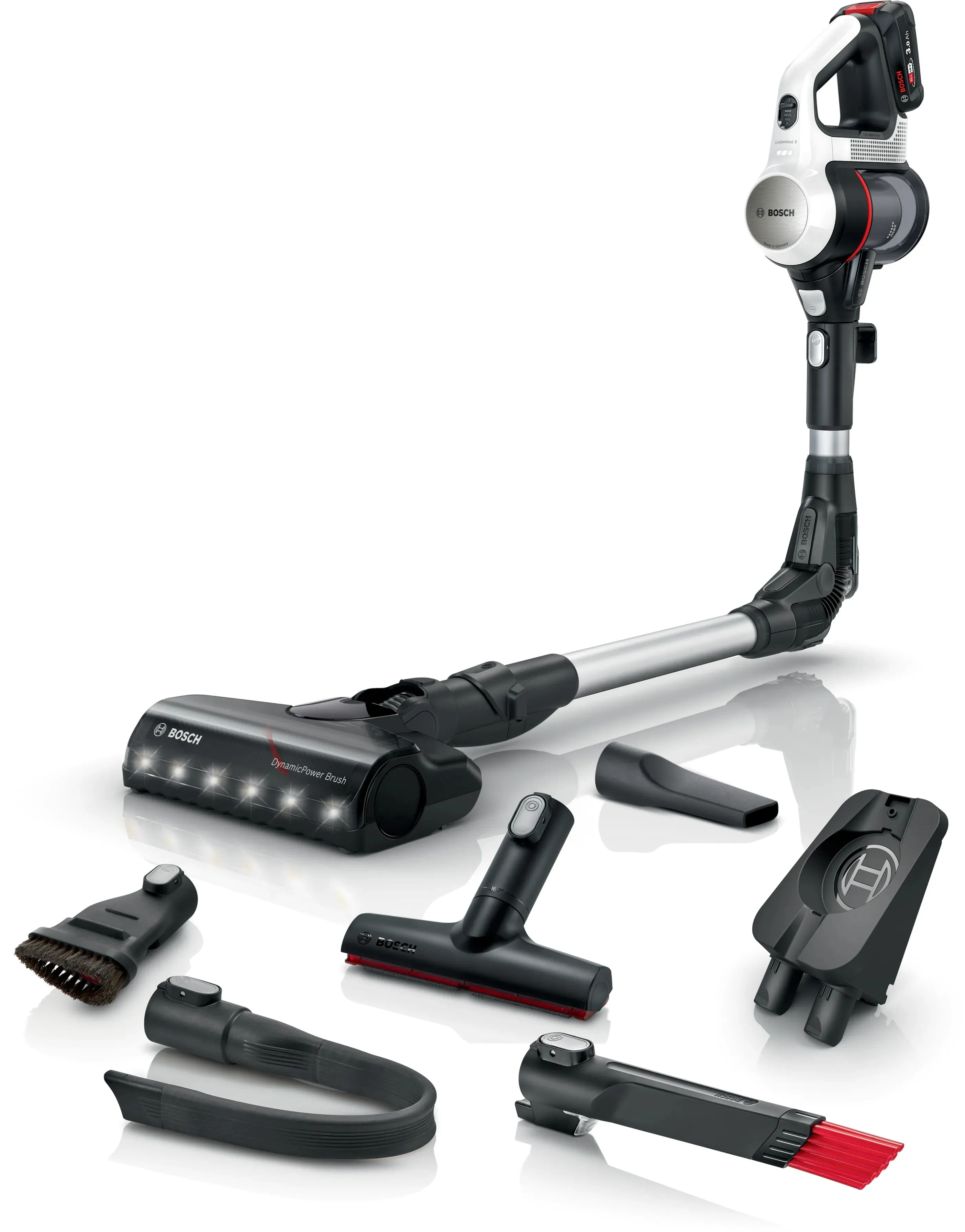 Bosch Unlimited Serie 7 BCS711XXL Cordless Stick vacuum cleaner, White