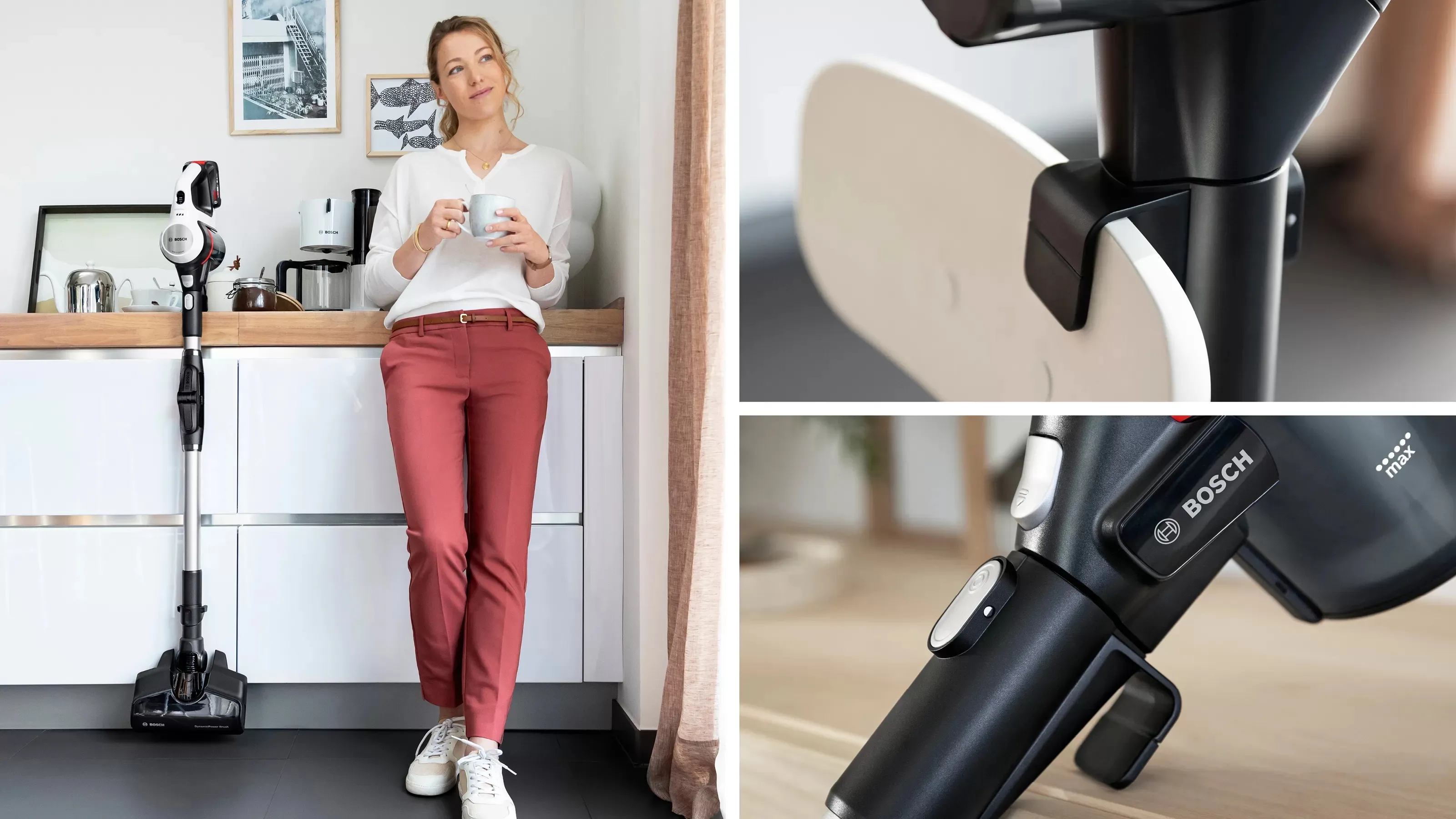 Bosch Unlimited Serie 7 BCS711XXL Cordless Stick vacuum cleaner, White