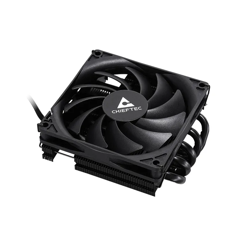 Chieftec CAC-S92PWM-LP45, 92 mm Low-profile CPU Cooler, Black