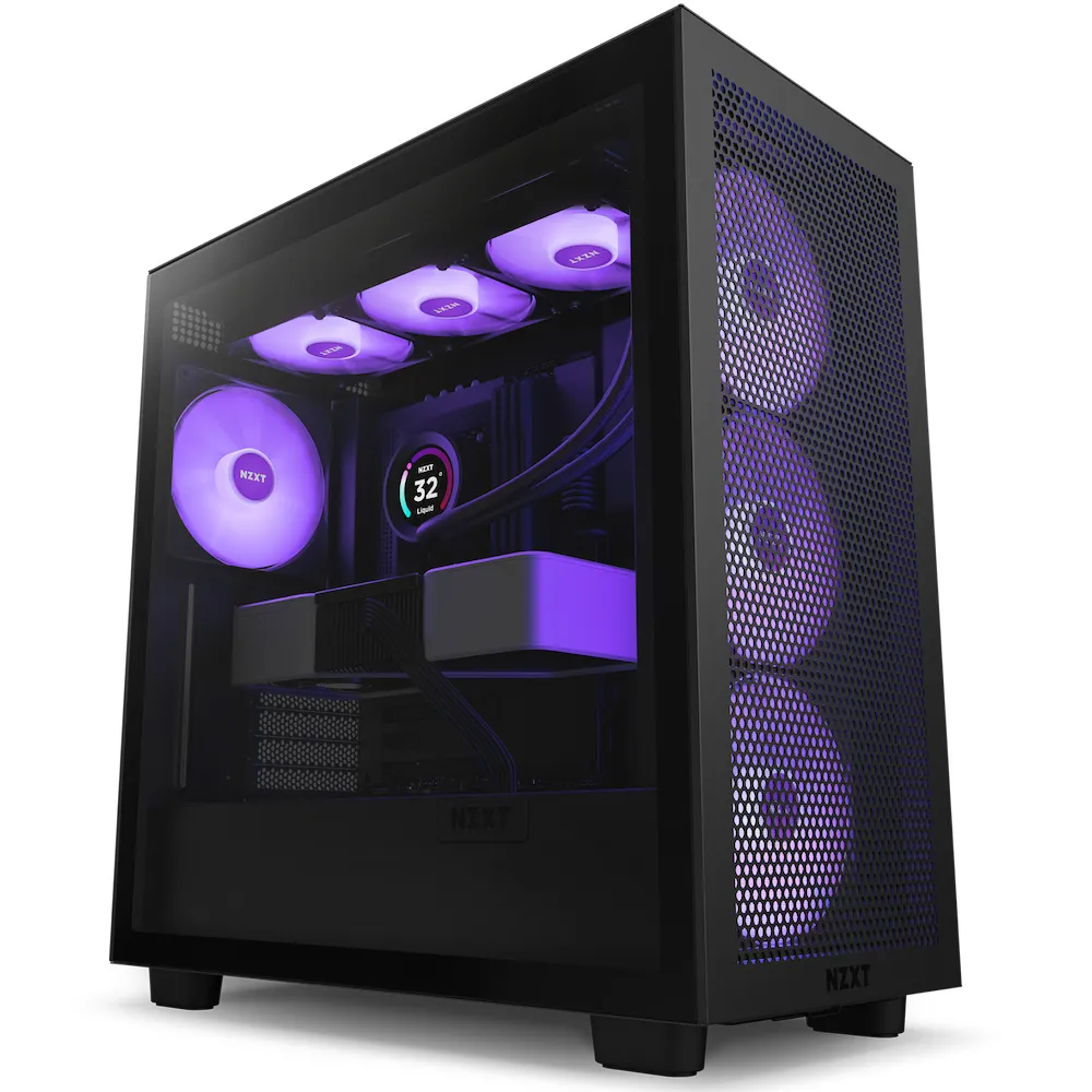 NZXT H7 Flow RGB Black Mid Tower Case