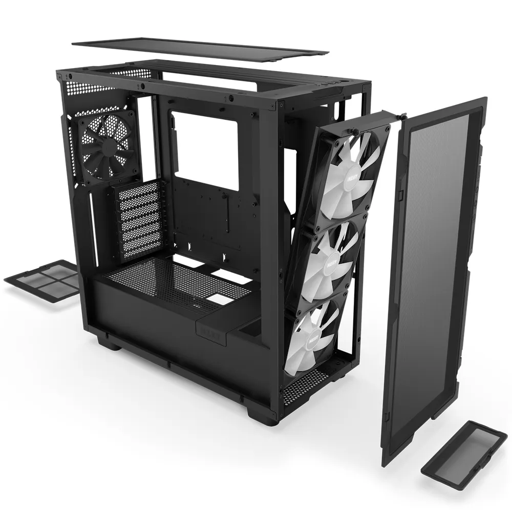 NZXT H7 Flow RGB Black Mid Tower Case