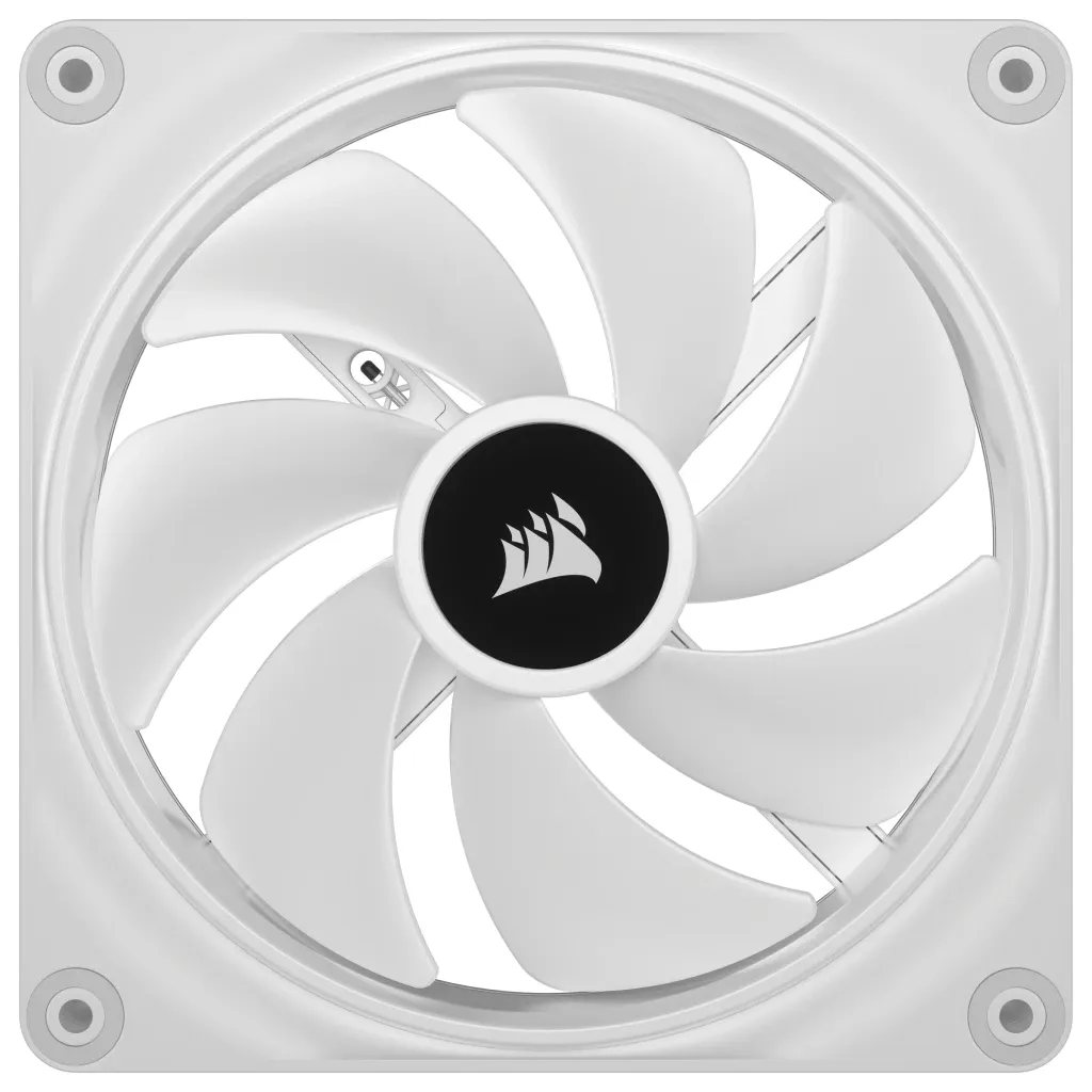 Corsair iCUE LINK QX140, RGB, PWM, 140mm - chassi fläkt, vit, starter kit