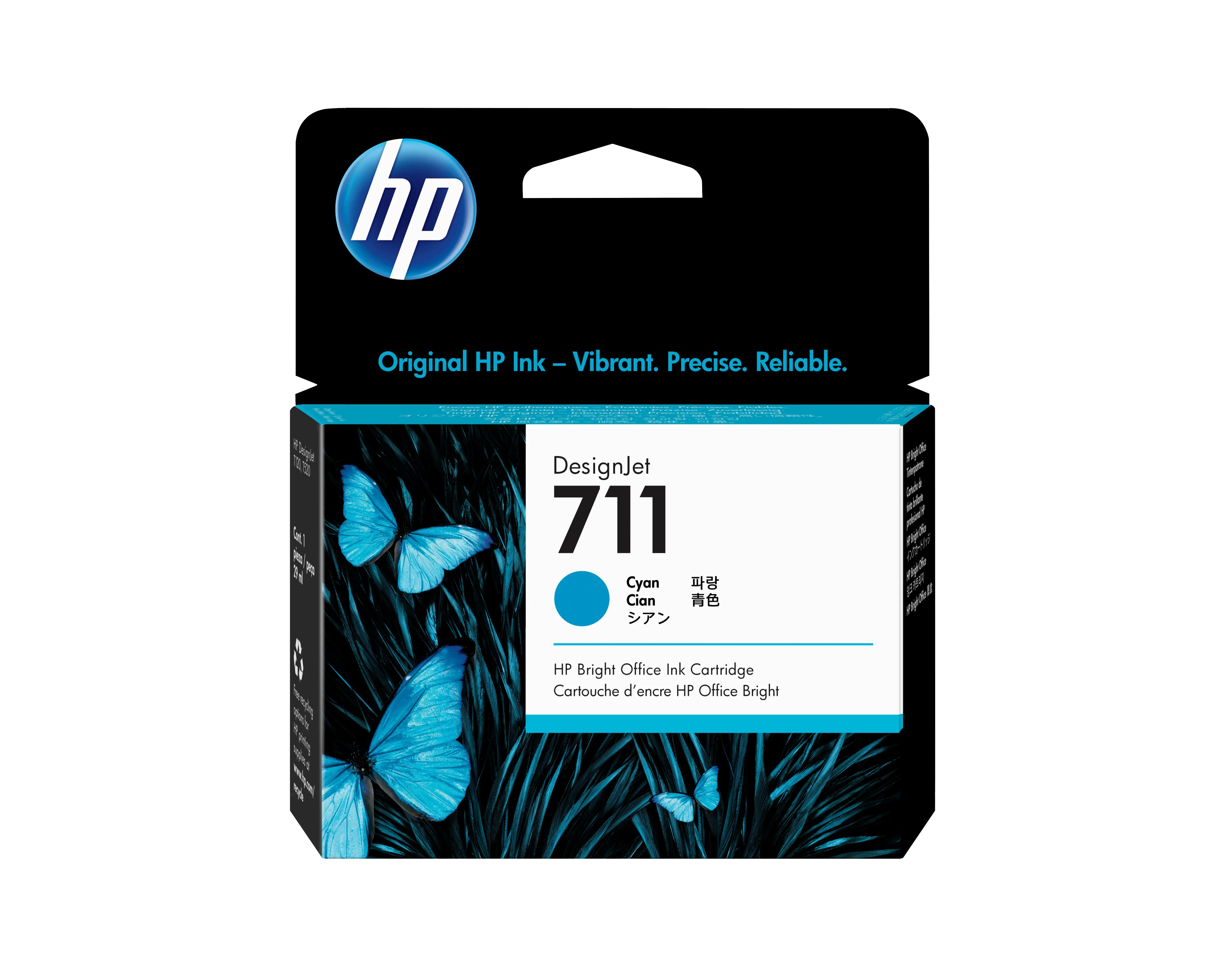 HP 711 CZ130A bl&auml;ckpatron, 29 ml, cyan