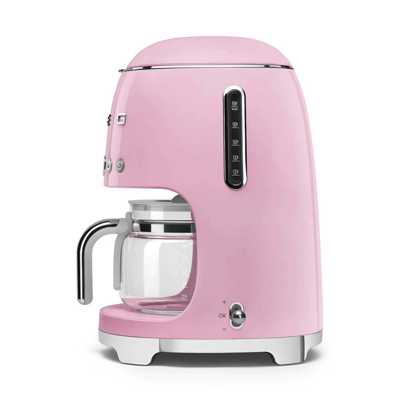 Smeg 50s Style - kaffebryggare, Pink