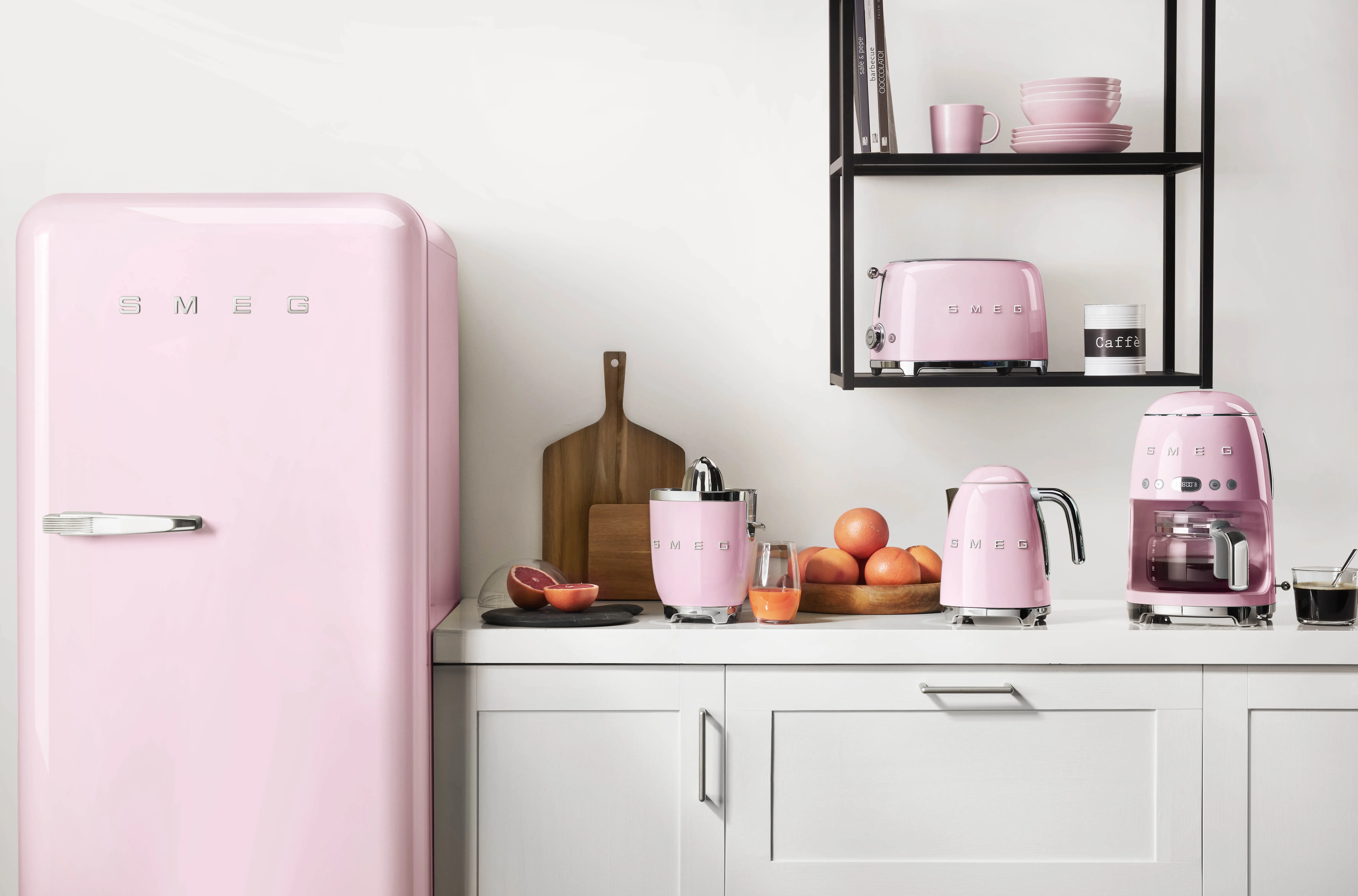 Smeg 50s Style - kaffebryggare, Pink