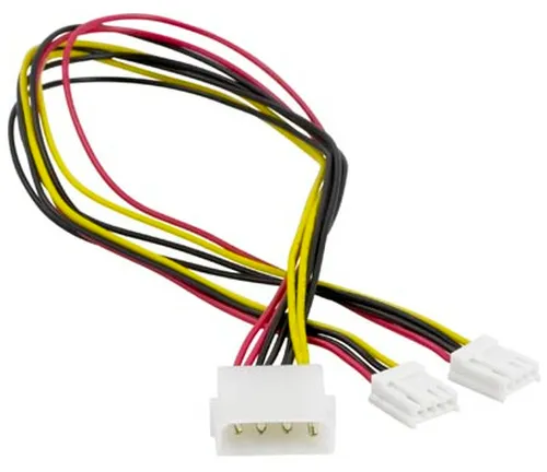 Y-kaapeli, sis&auml;inen, kahdelle 3,5"