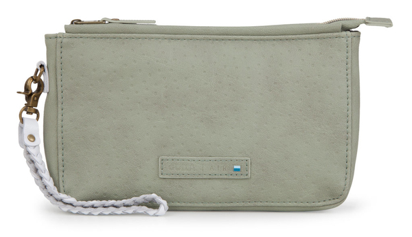 *Golla AIR Wristlet Deluxe G1631 Green, pussukka-malli vetoketjulla, sis&auml;ll&auml; sivutasku. Sivussa vetoketjutasku. Rannelenkki aitoa nahkaa. Materiaali PU. Yhteens