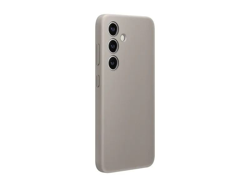 Samsung Galaxy S24 Leather Case, Taupe