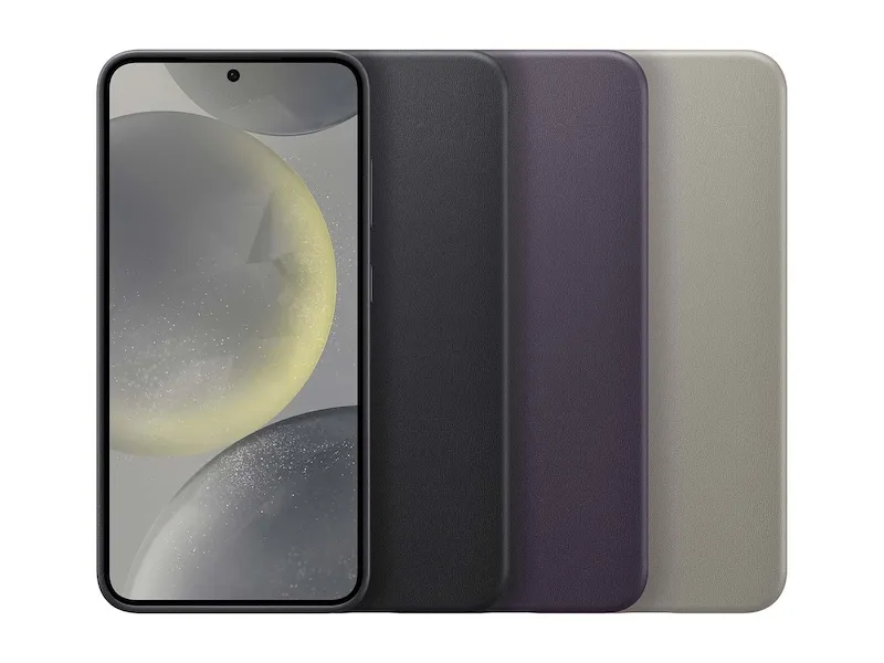 Samsung Galaxy S24 Leather Case, Taupe