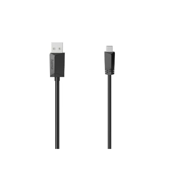 Hama Mini USB cable, 1.5 m, Black