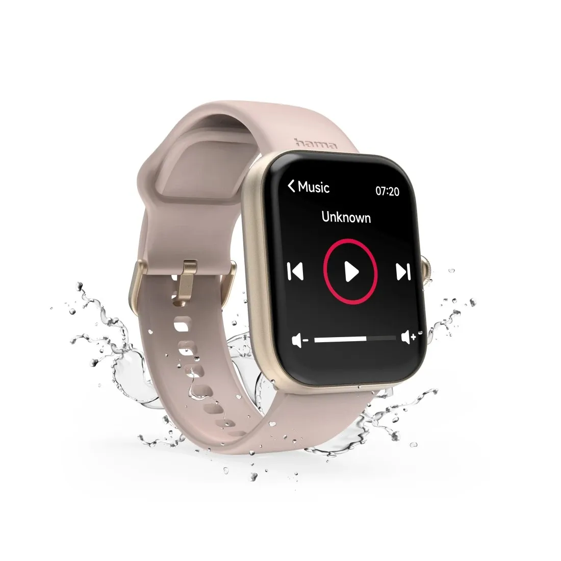 HAMA Fit Watch 5000 39mm Smartwatch, Rose Gold