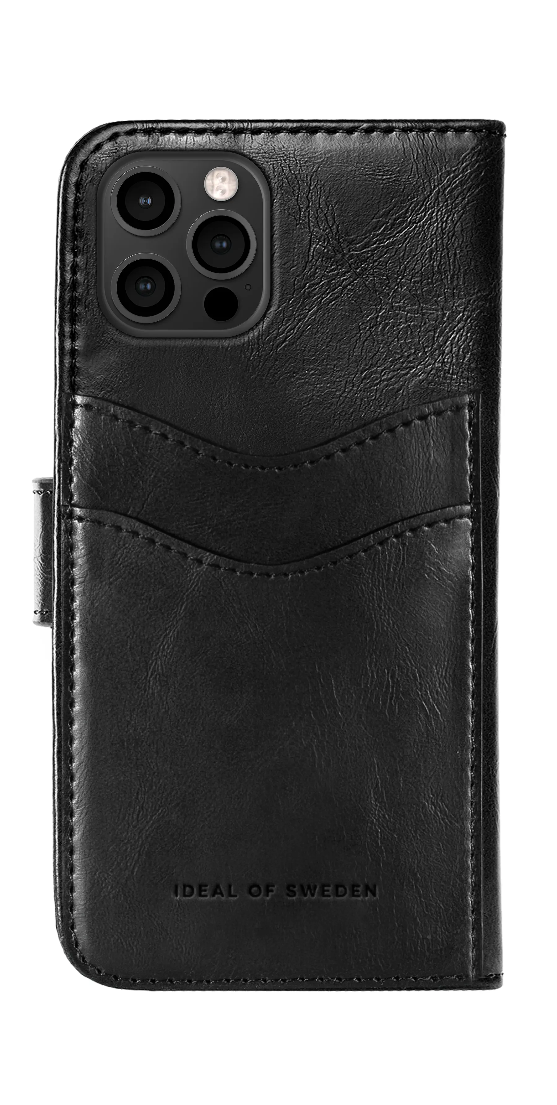 iDeal of Sweden Magnet Wallet+, iPhone 12 / 12 Pro -suojakotelo, Musta