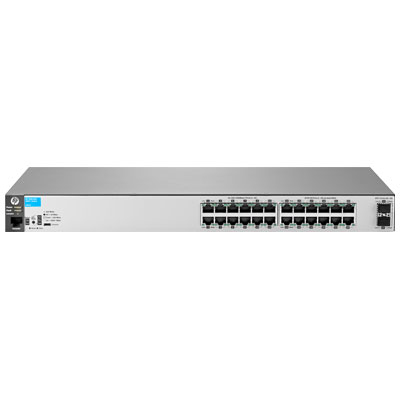 Aruba 2530-24G-2SFP+ Switch (J9856A) 24x 10/100/1000T porttia + 2x SFP+ 1000/10000 GbE porttia. Aruba 2530-24G Layer 2 Switch with 24x 10/100/1000T ports + 4x f