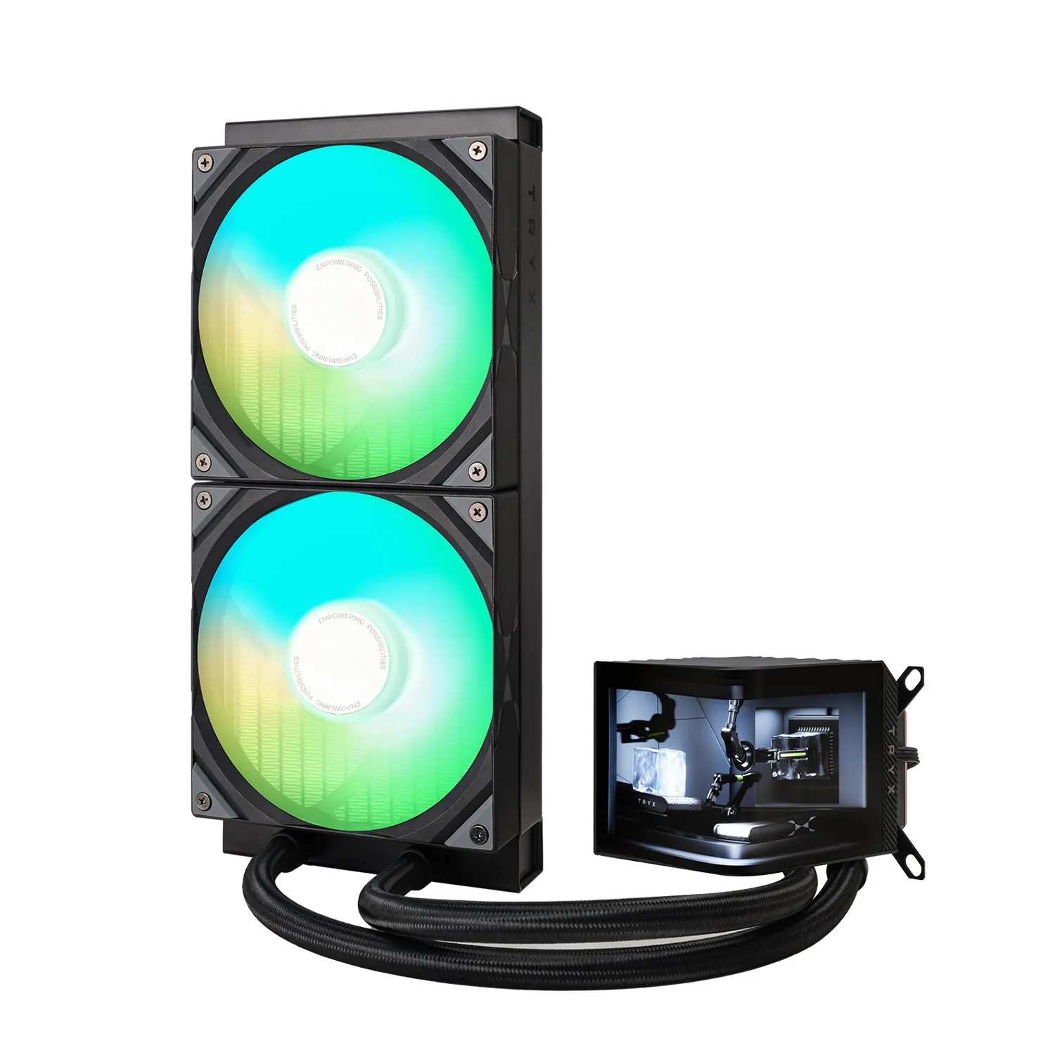 Tryx Panorama 280mm AIO ARGB - liquid cooler, black