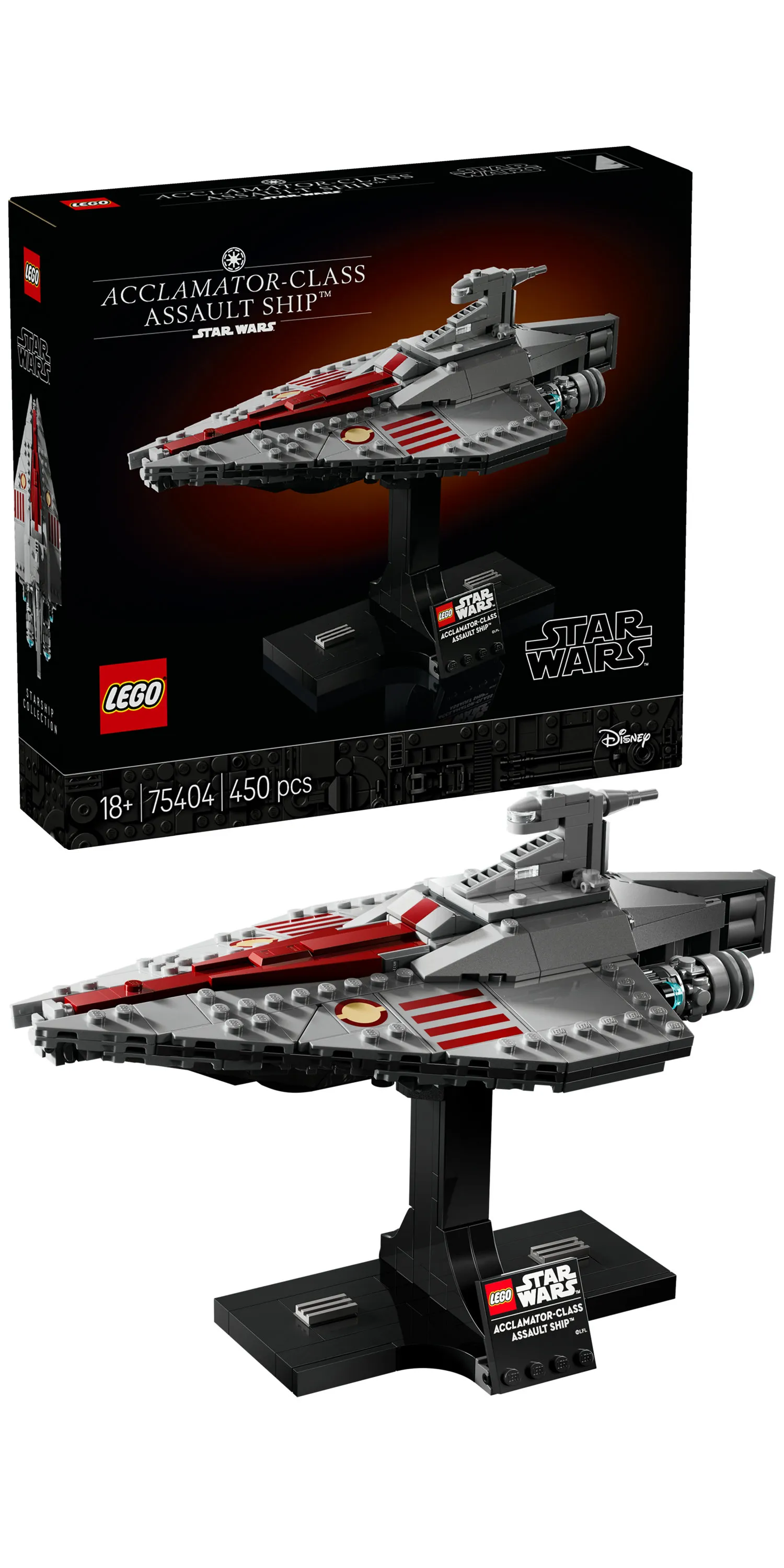 LEGO Star Wars Acclamator-class Assault Ship 75404