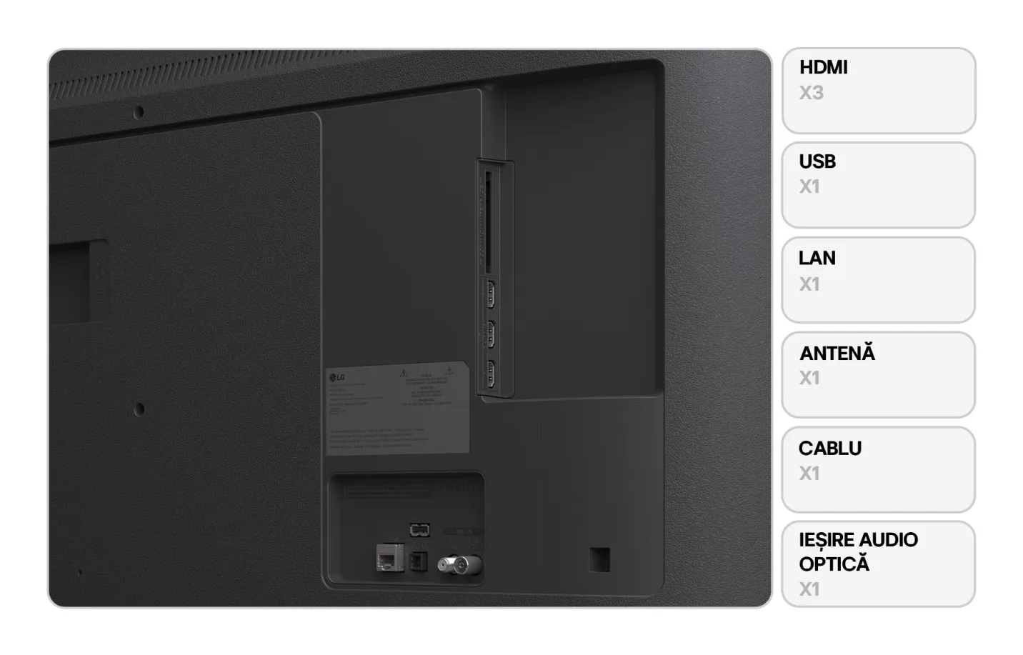 LG 43UA74003LB 43" 4K LED webOS TV, 60Hz, HDR10