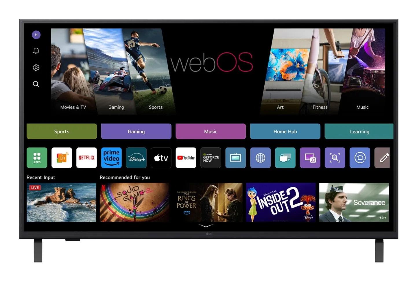 LG 43UA74003LB 43" 4K LED webOS TV, 60Hz, HDR10