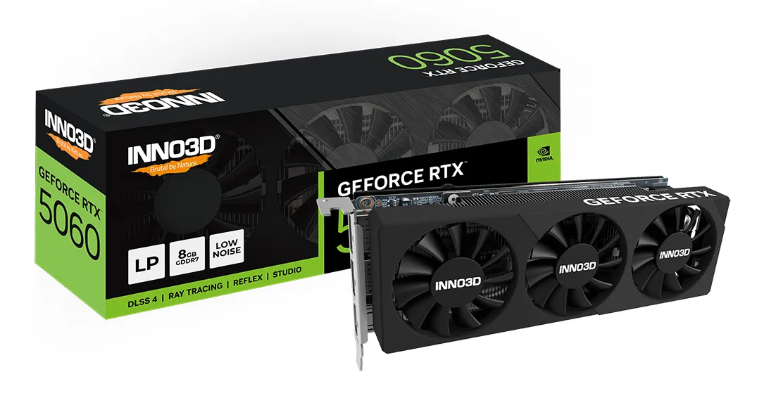 Inno3D GeForce RTX 5060 X3 LP OC 8GB Graphics Card