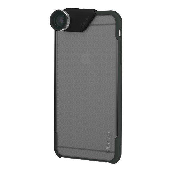 Olloclip 4-IN-1 + olloCase for iPhone 6 Plus/6SPlus - B.Clip/D.Grey Case
