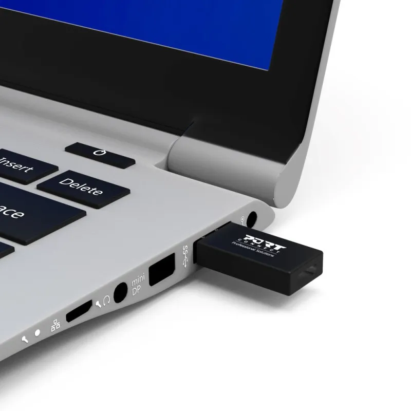 PORT Designs USB-A till USB-C-adapter, 2-pack, svart