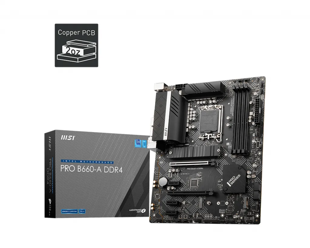 MSI PRO B660-A DDR4 ATX - moderkort