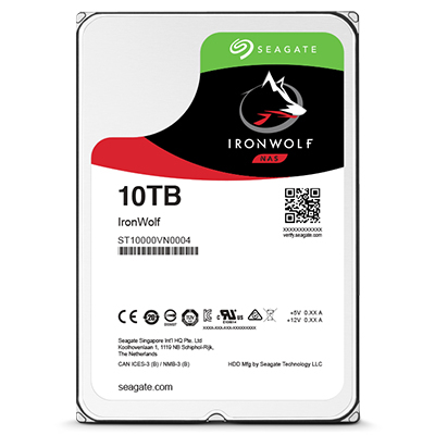 Seagate 10TB IronWolf, 3.5&quot;, SATA, 7200rpm, 256MB - HDD-levy