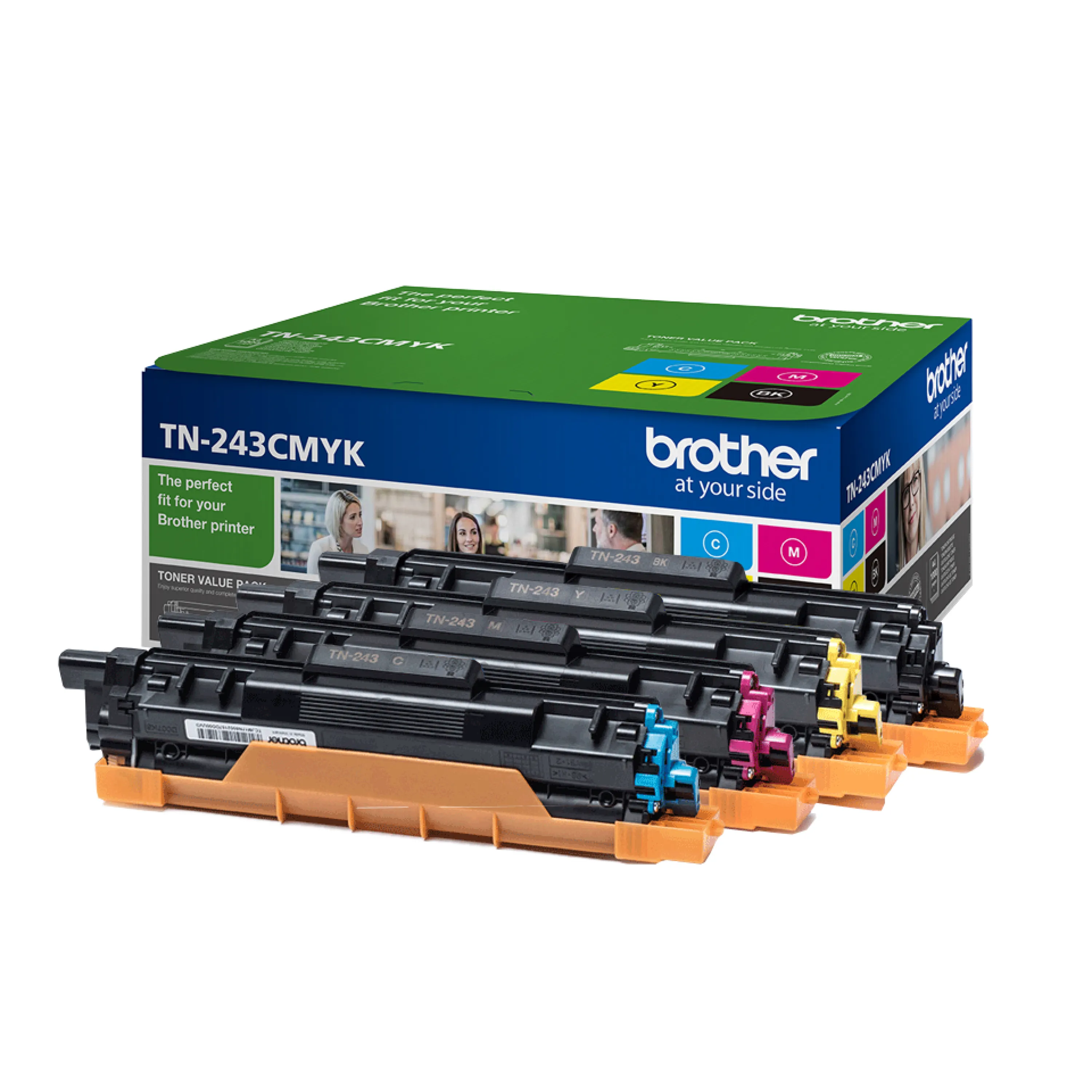 HL-3210/ 3270/ MFC3750/ toner Valuepack C/M/Y/K