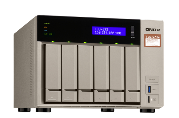 Qnap TVS-673E-4G, 6-bay - Personal Cloud NAS