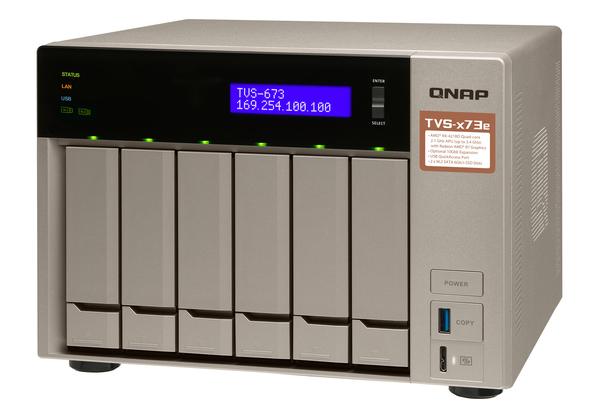 Qnap TVS-673E-4G, 6-bay - Personal Cloud NAS