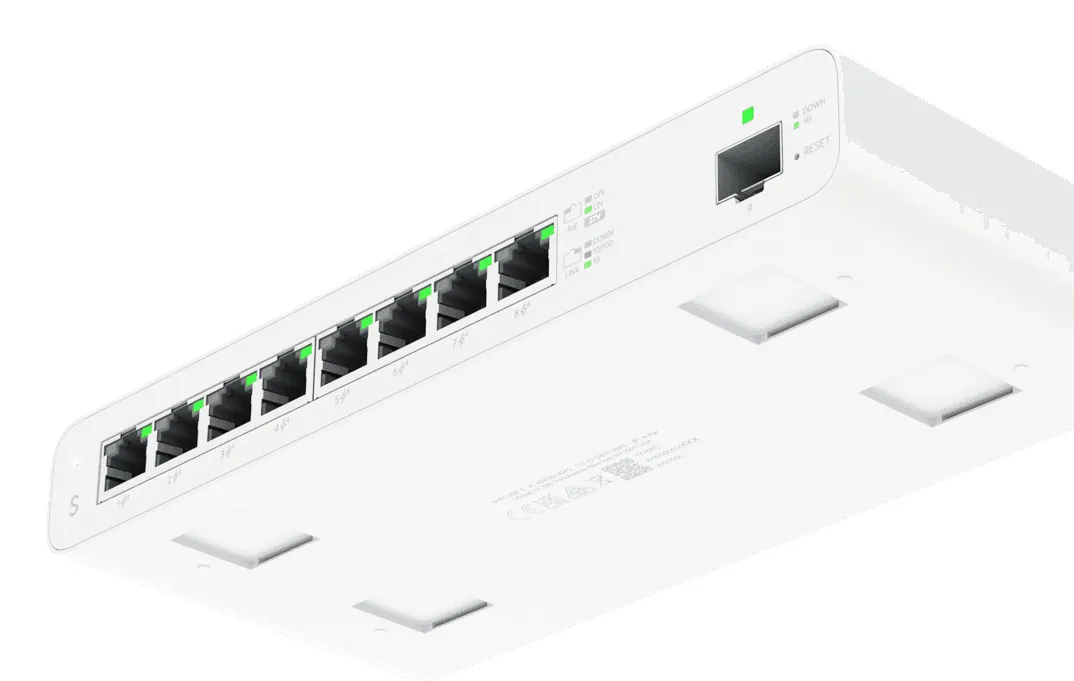 Ubiquiti Gigabit PoE switch for MicroPoP applications