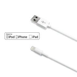 Celly USB-A - Lightning - cable, 1m, White